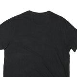 CHAPS Mens Black V-Neck T-Shirt XL Cotton Blend Short Sleeve Pocket Logo