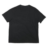 CHAPS Mens Black V-Neck T-Shirt XL Cotton Blend Short Sleeve Pocket Logo