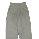VHF Mens Wool Blend Black & White Relaxed Straight Trousers W26 L27 Classic