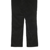 CALVIN KLEIN JEANS Womens Slim Black Cotton Blend Slim Trousers W32 L32 Stylish