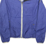 NAPAPIJRI Womens Blue Lightweight Jacket S Polyester Plain Zip Casual Outdoor