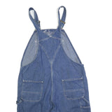 CARHARTT Mens Blue Denim Cotton Blend Dungarees Relaxed XL W40 L11 Workwear