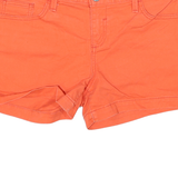 CALVIN KLEIN JEANS Womens Shorts Orange Casual L W32 Cotton Blend