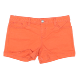 CALVIN KLEIN JEANS Womens Shorts Orange Casual L W32 Cotton Blend