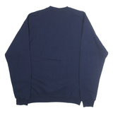 SANTEE Mens Navy Blue US Secret Service Crew Neck L Cotton Blend Sweatshirt