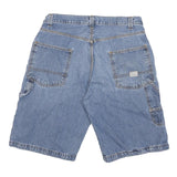 LEVI'S Mens Denim Blue Casual Shorts L W34 Cotton Blend Button Closure