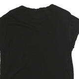PUMA Womens Black S Graphic T-Shirt Short Sleeve Crew Neck Cotton Logo