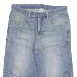 WATSONS Mens Denim Blue Casual Shorts 2XL W34 Cotton Blend Relaxed Fit