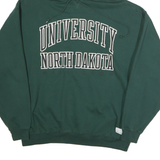 GEAR Mens Green University North Dakota Hooded Sweatshirt M Cotton Casual