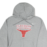 NIKE Mens Grey Interbay Food Company Pullover Hoodie XL Cotton Casual