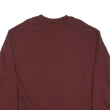 CHAMPION Mens Maroon Chippewa Hills Print Crew Neck XL Cotton Blend Sweatshirt