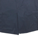 DICKIES Mens Navy Blue Cargo Workwear Shorts 2XL W42 Polyester