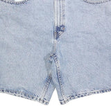 TOMMY JEANS Womens Denim Blue Classic Fit Shorts M W30 Casual Cotton Blend
