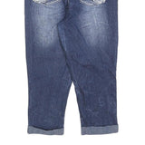 REVOLT Womens Jeans Blue Slim Skinny Denim Medium W28 L21 Embroidered Pockets