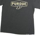 RIVALRY THREADS Mens Grey Purdue T-Shirt 2XL Short Sleeve Crew Neck Cotton