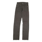 LEVI'S 501 Mens Jeans Black Regular Straight Denim W26 L34 Classic Button Fly
