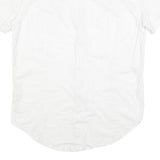 DIESEL Mens White Cotton Short Sleeve Shirt M Button Pocket Casual Summer