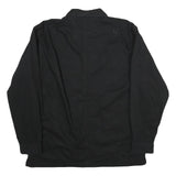 CARHARTT Mens Black Workwear Shirt L Cotton Durable Button Front