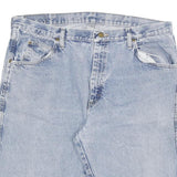 WRANGLER Mens Denim Shorts Light Blue 2XL W36 Casual Cotton Blend