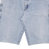 WRANGLER Mens Denim Shorts Light Blue 2XL W36 Casual Cotton Blend