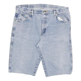 WRANGLER Mens Denim Shorts Light Blue 2XL W36 Casual Cotton Blend