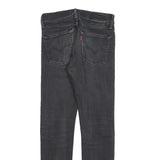 LEVI'S 510 BIG E Mens Slim Black Denim Jeans W28 L32 Classic Zip Closure Stretch