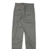 G-STAR Mens Slim Cotton Blend Grey Trousers W24 L32 Zip Classic Straight