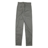G-STAR Mens Slim Cotton Blend Grey Trousers W24 L32 Zip Classic Straight
