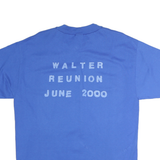 HANES Mens Blue Spokane Wa Graphic T-Shirt M Short Sleeve Crew Neck Reunion June