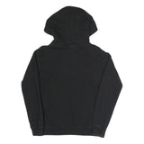 CHAMPION Womens Black Hoodie XS Cotton Blend Pullover Classic Logo
