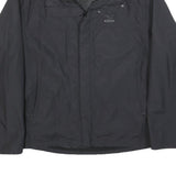 SALEWA Mens Black Jacket S Polyester Blend Plain Lightweight Zip Outdoor