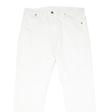 WRANGLER Womens Classic White Denim Jeans W38 L31 Zip Closure