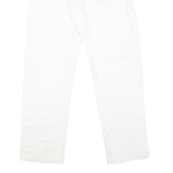 WRANGLER Womens Classic White Denim Jeans W38 L31 Zip Closure