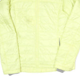 COLUMBIA Womens Yellow Lightweight Polyester Blend Quilted Jacket M Zip Outdoor