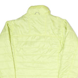COLUMBIA Womens Yellow Lightweight Polyester Blend Quilted Jacket M Zip Outdoor