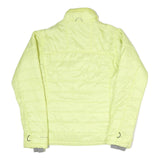 COLUMBIA Womens Yellow Lightweight Polyester Blend Quilted Jacket M Zip Outdoor