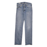 LEVI'S 501 Big E Mens Jeans Blue Regular Straight Denim Light W30 L33 Button