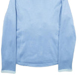 THE NORTH FACE Womens Blue Lightweight Jacket M Polyester Blend Zip Fleece