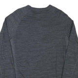 CHAMPION Mens Grey Cotton Blend Crew Neck M Classic Logo Sweatshirt