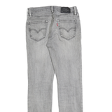 LEVI'S 511 Slim Mens Jeans Light Grey Slim Skinny Denim W30 L32 Distressed