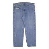 LEVI'S 505 Mens Jeans Blue Regular Straight Denim Medium W40 L30 Classic Zip