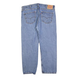 LEVI'S 505 Mens Jeans Blue Regular Straight Denim Medium W40 L30 Classic Zip