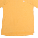 CHAPS Mens Yellow Polo Shirt XL Cotton Short Sleeve Plain Casual