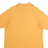 CHAPS Mens Yellow Polo Shirt XL Cotton Short Sleeve Plain Casual