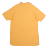CHAPS Mens Yellow Polo Shirt XL Cotton Short Sleeve Plain Casual