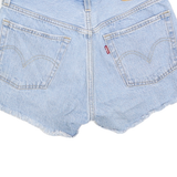 LEVI'S Womens Shorts Blue Denim 501 XS W25 Cut-Off Casual Summer
