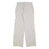 DOMYOS Womens Regular Beige Polyester Zip Trousers W28 L32 Casual Outdoor Wear