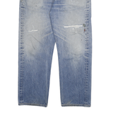 LEVI'S 501 Mens Blue Regular Straight Denim Cotton Stone Wash W40 L29 Button Fly