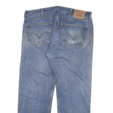 LEVI'S 501 Mens Blue Regular Straight Denim Cotton Stone Wash W40 L29 Button Fly
