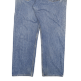 LEVI'S 501 Mens Blue Regular Straight Denim Cotton Stone Wash W40 L29 Button Fly